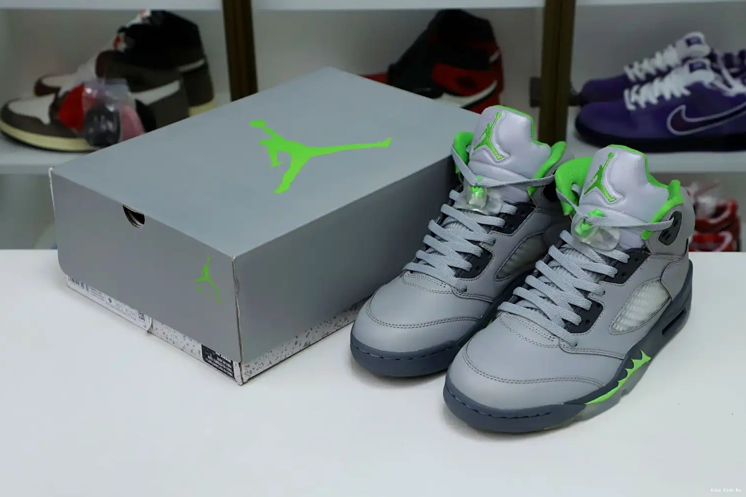 2022 AIR Kimikick 5 BEAN' RETRO JORDAN 'GREEN 0507